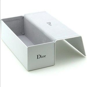 Dior white magnetic eyeglasses case